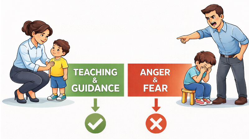 Guidance over punishment