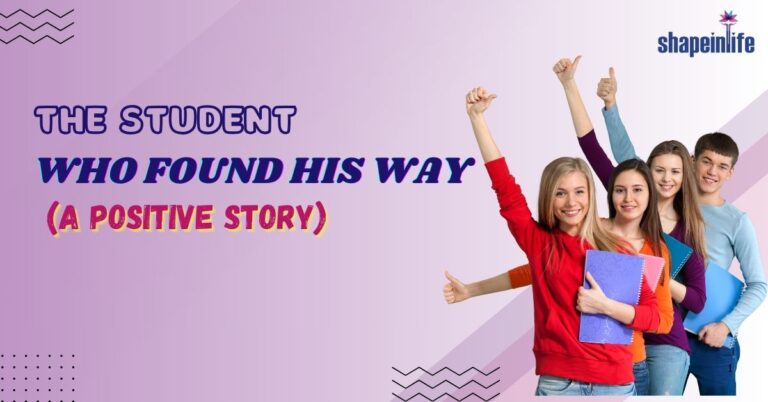 Student who found his way